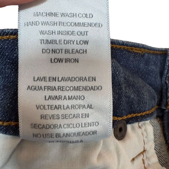 Mia & Moss Jeans Womens‎ Size 6 / 28 Sabine Skinny Denim Distressed Whiskering - Picture 13 of 13